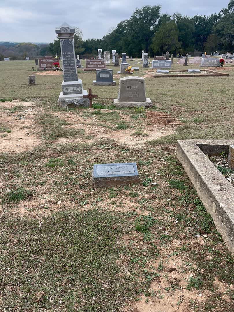 Billy Ranne's grave. Photo 2