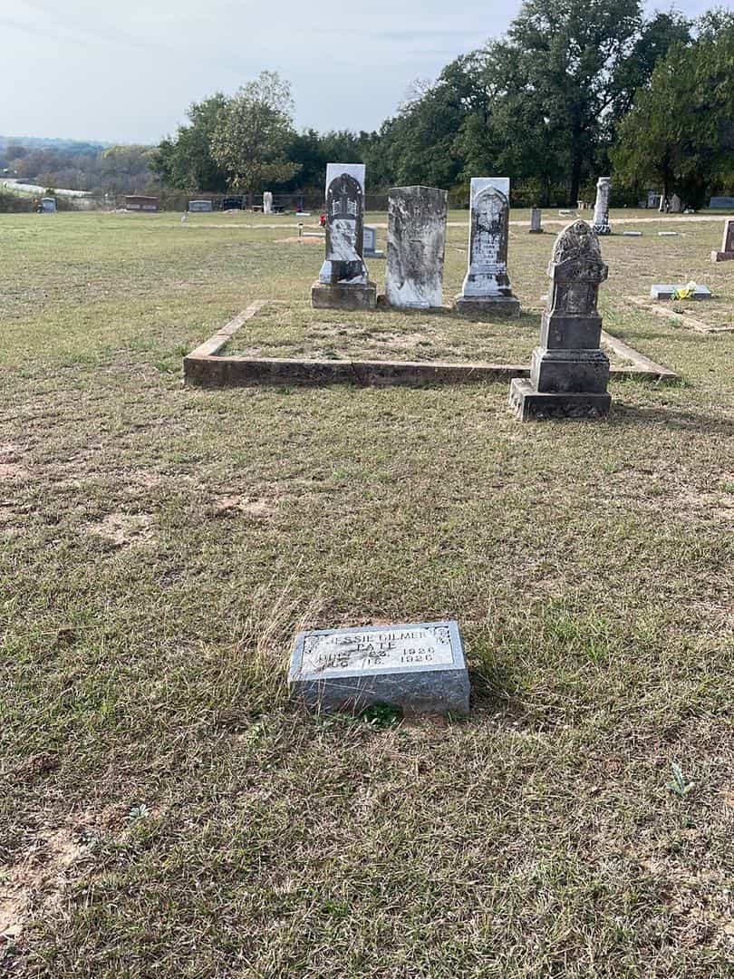 Jessie Gilmer Pate's grave. Photo 2