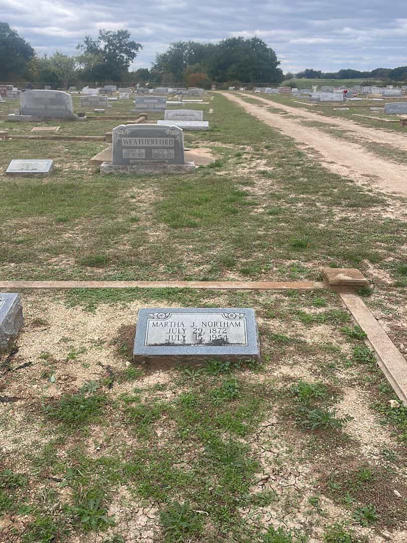 Martha J. Northam's grave. Photo 2