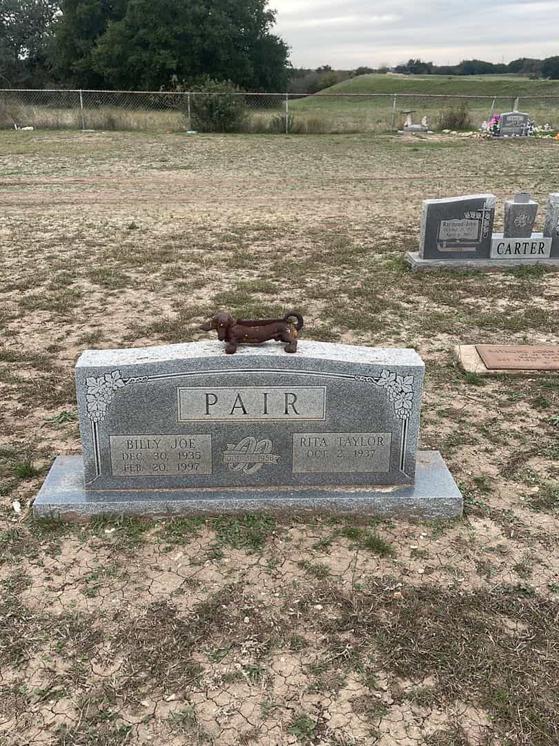 Rita Taylor Pair's grave. Photo 2