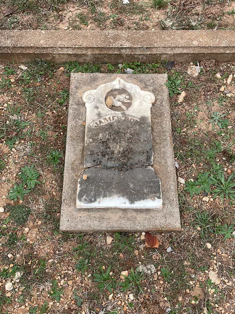 James Pope Ellison's grave. Photo 1