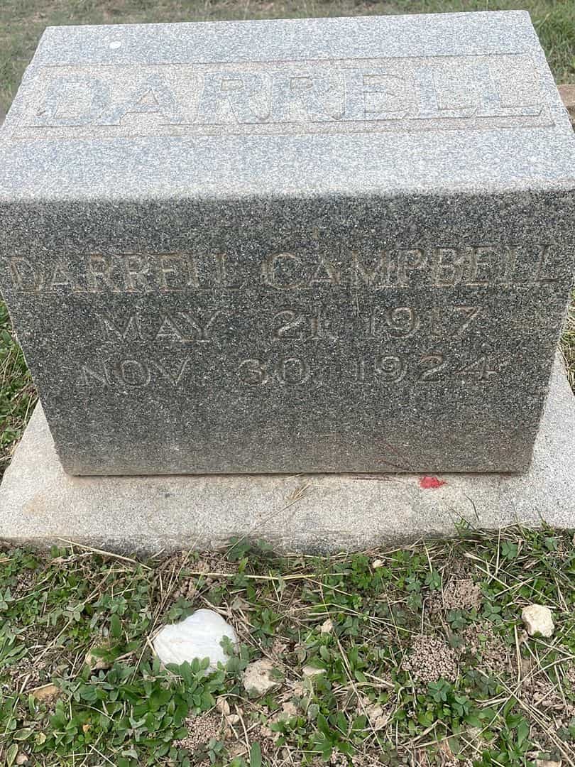 Darrell Campbell's grave. Photo 3