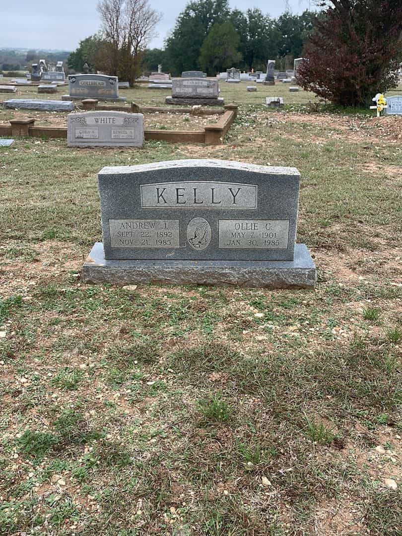 Andrew J. Kelly's grave. Photo 2