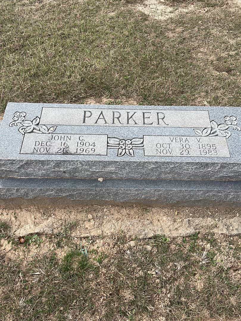 John C. Parker's grave. Photo 1