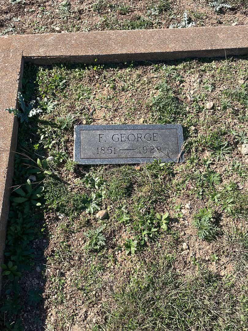 F. George's grave. Photo 1