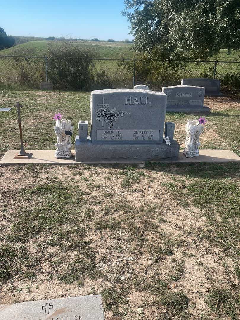 Omer "Joe" Hall Senior's grave. Photo 2