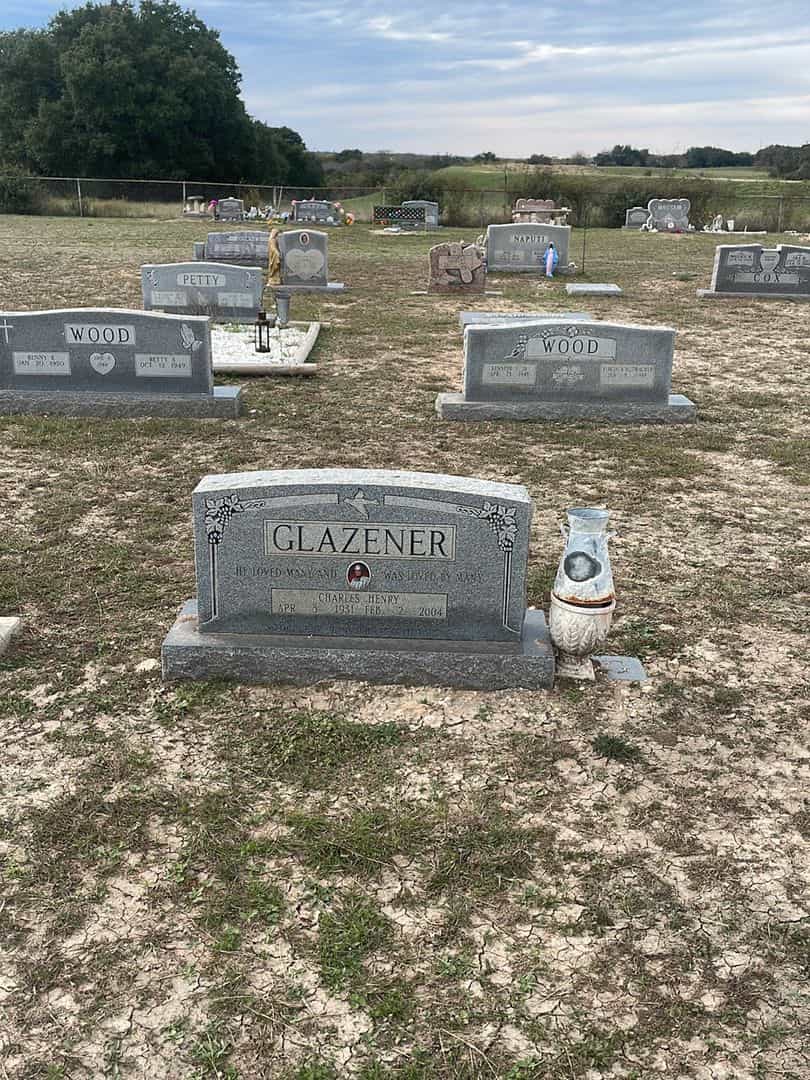Charles Henry Glazener's grave. Photo 2