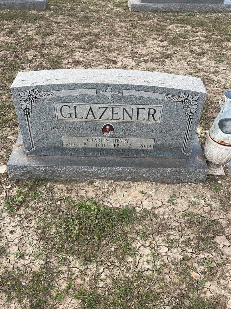 Charles Henry Glazener's grave. Photo 1