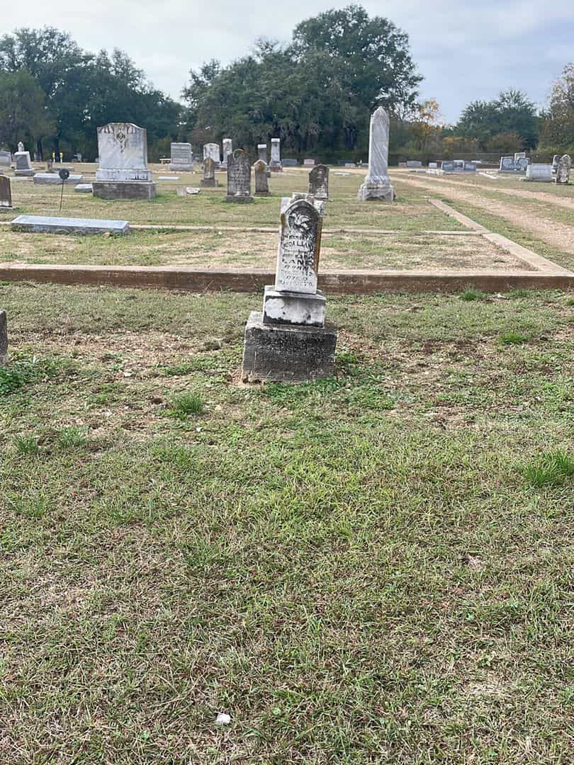 Juda L. Lane's grave. Photo 2