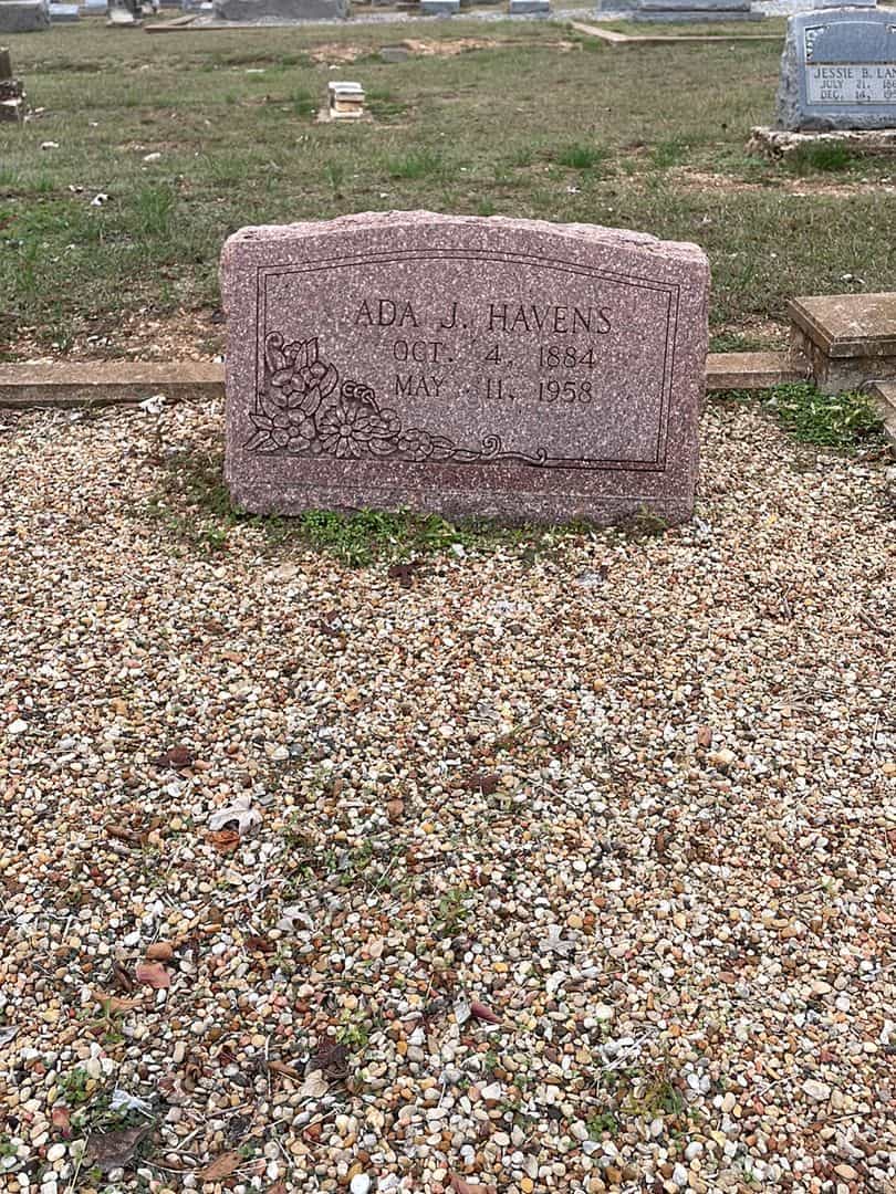 Ada J. Havens's grave. Photo 3