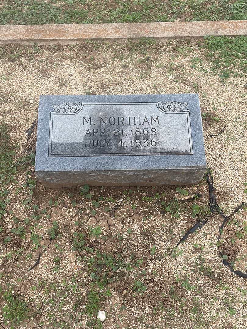 M. Northam's grave. Photo 3