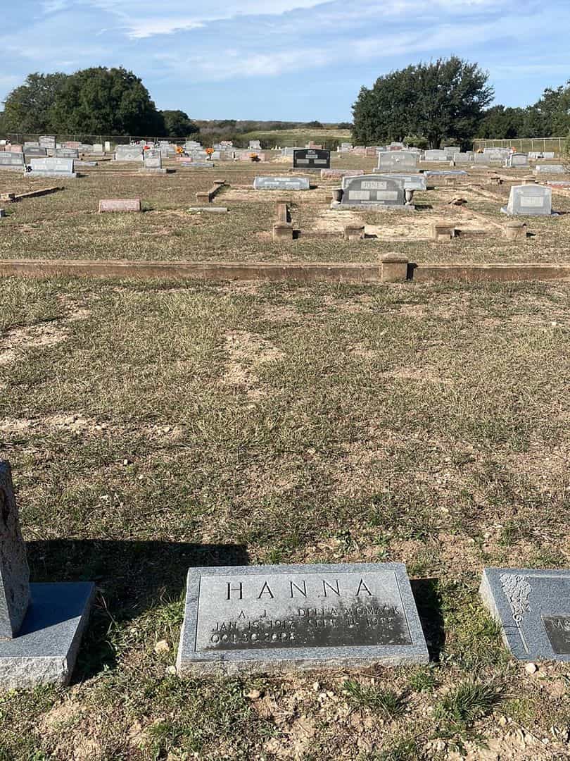 A. J. Hanna's grave. Photo 2