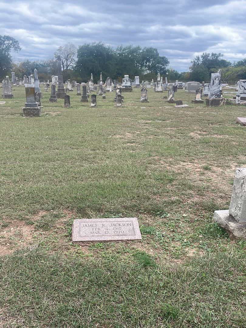 James R. Jackson's grave. Photo 2