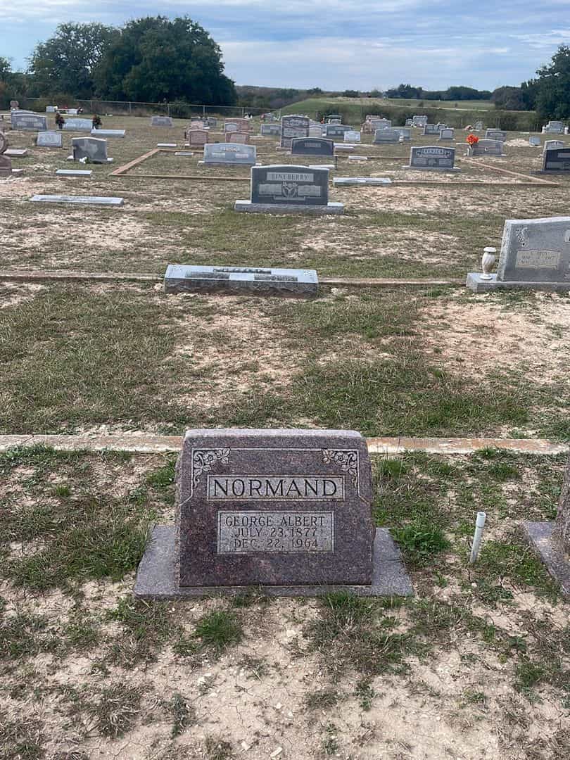 George Albert Normand's grave. Photo 2