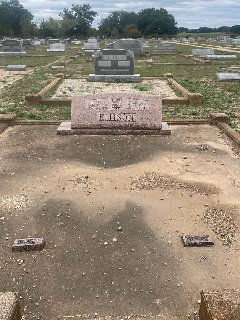 Hewitt A. Ellison's grave. Photo 2
