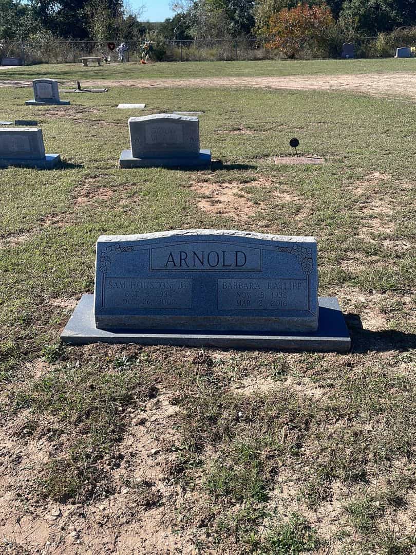 Sam Houston Arnold Junior's grave. Photo 2