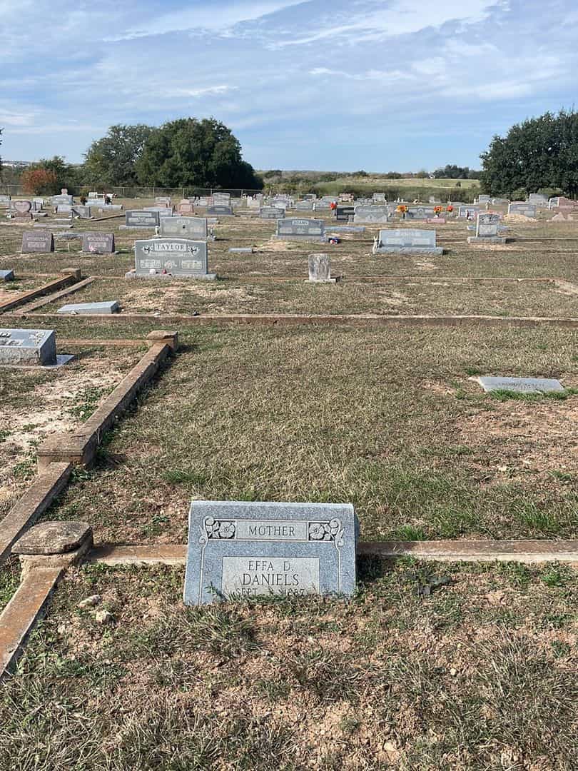 Effa D. Danies's grave. Photo 2