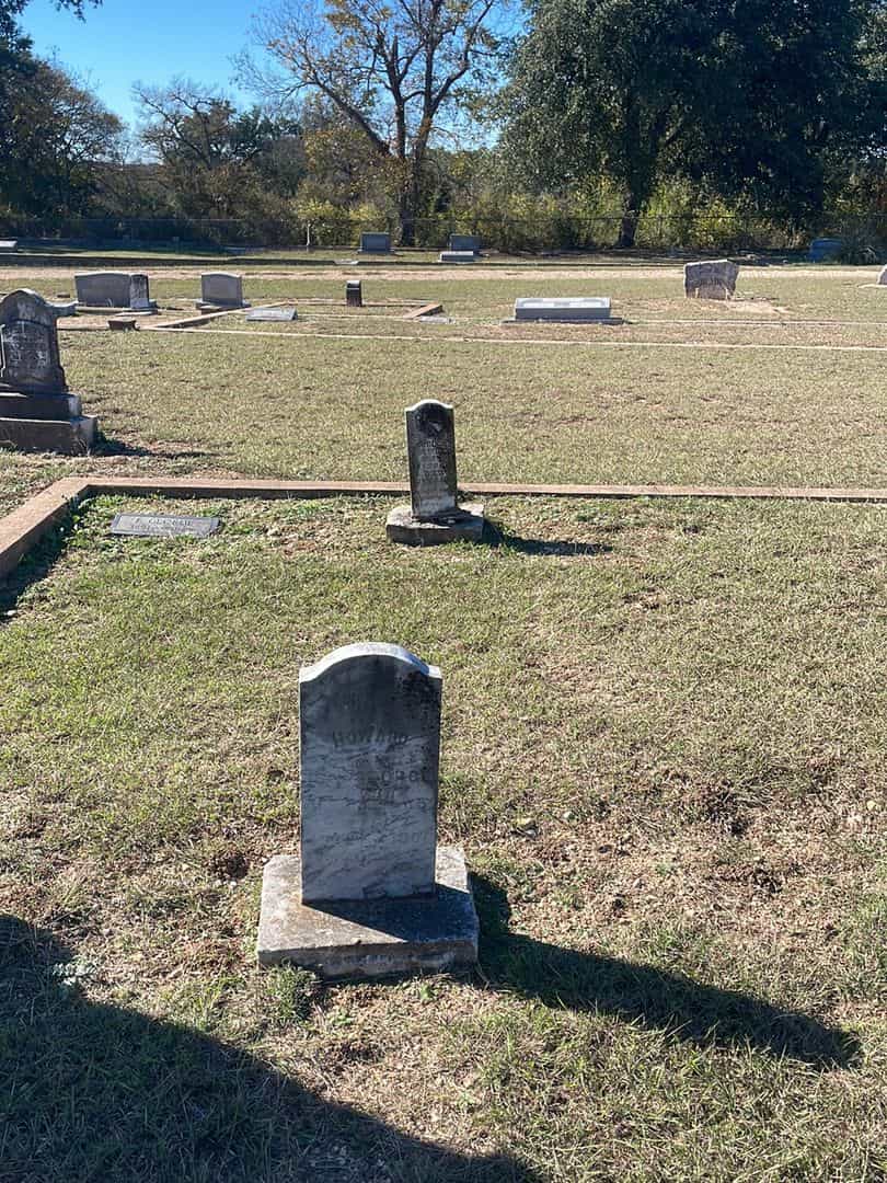 Howard George's grave. Photo 2
