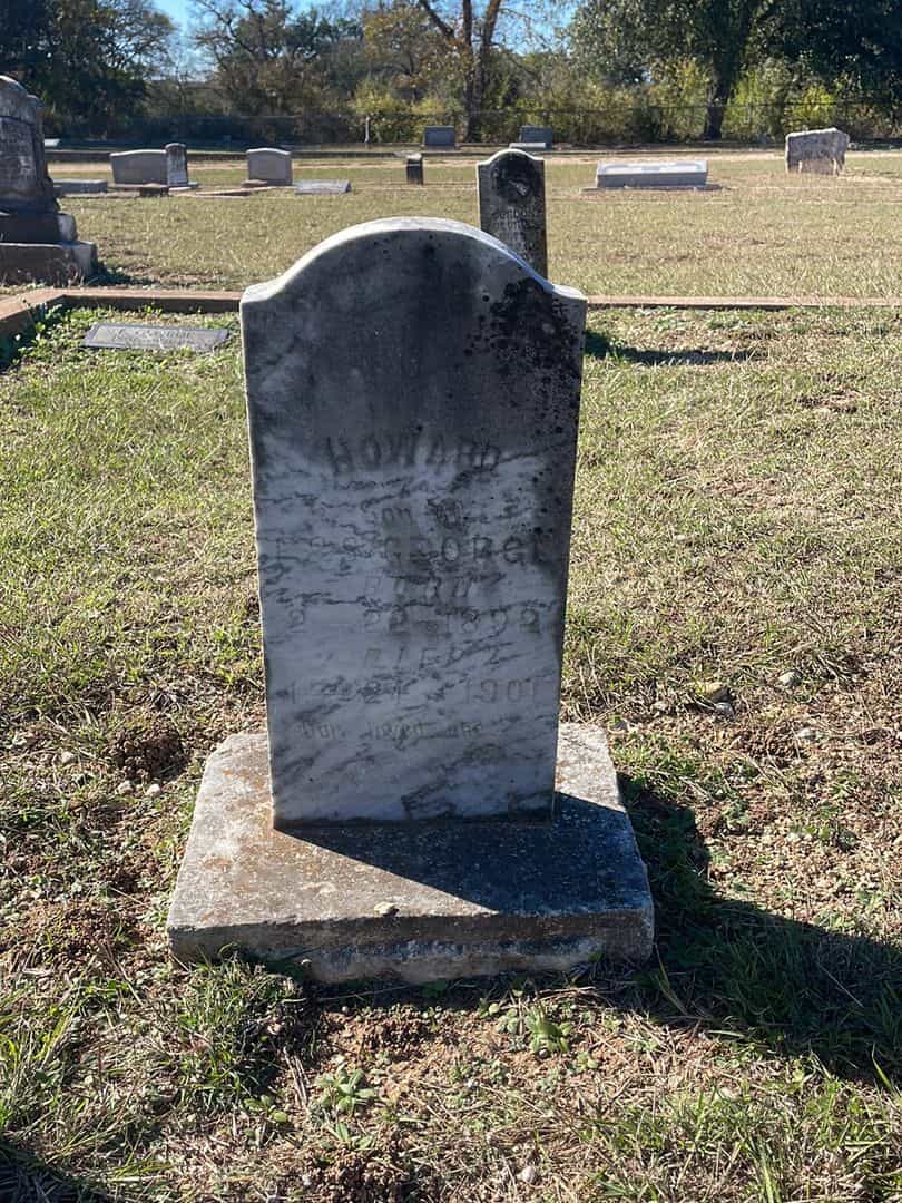 Howard George's grave. Photo 1