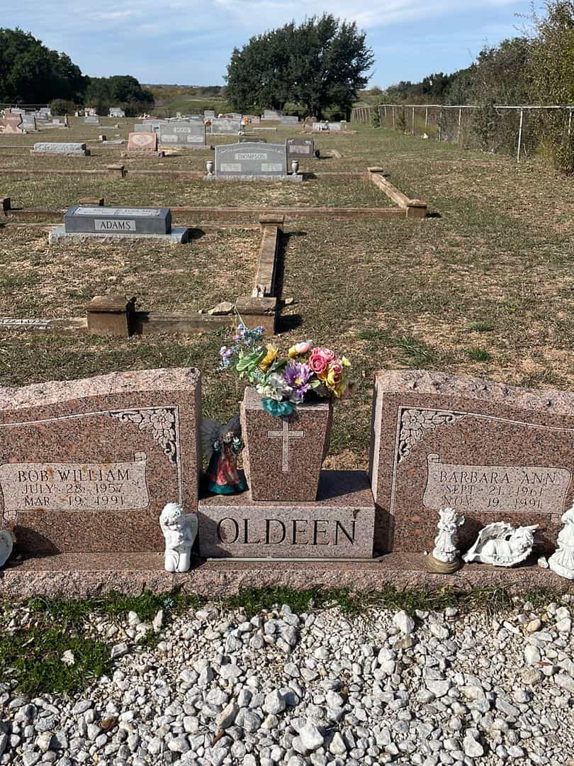 Barbara Ann Oldeen's grave. Photo 3
