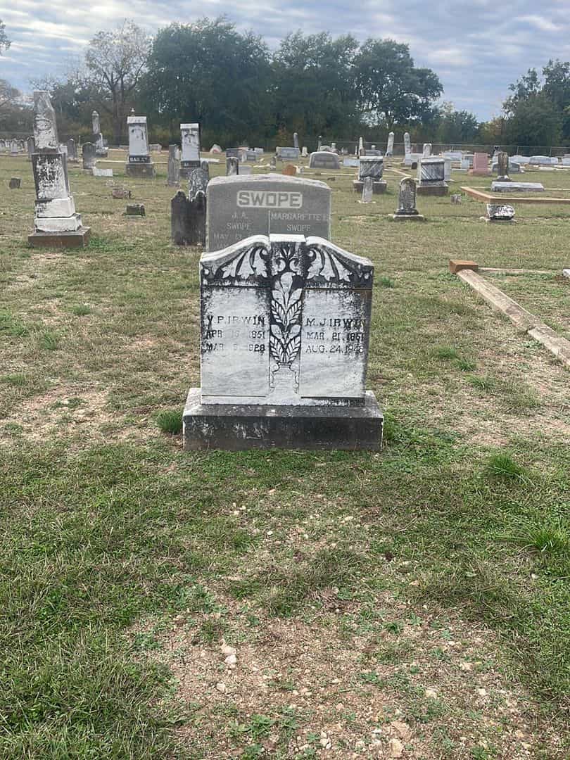 V. P. Irwin's grave. Photo 2
