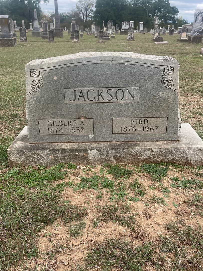 Gilbert A. Jackson's grave. Photo 1