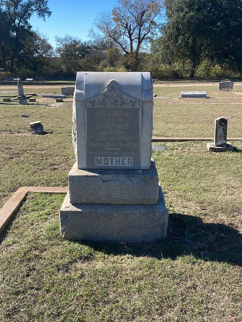 Sallie A. George's grave. Photo 2
