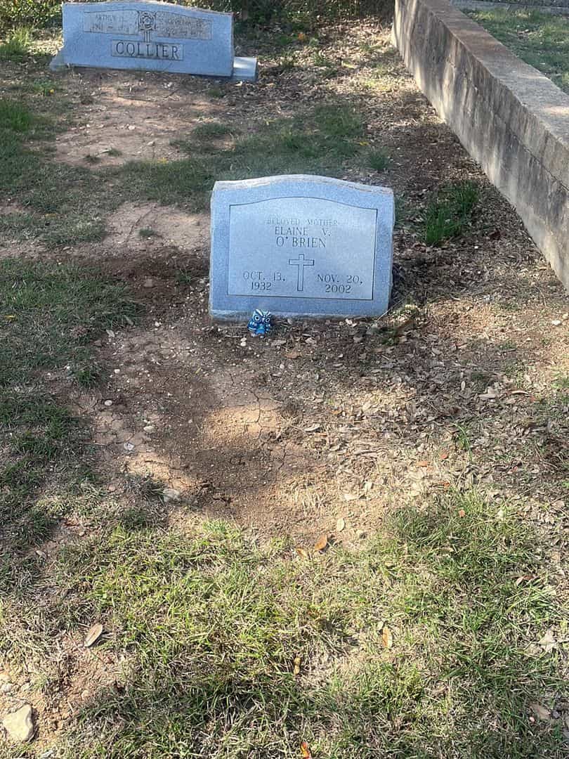 Elaine V. O'Brien's grave. Photo 2