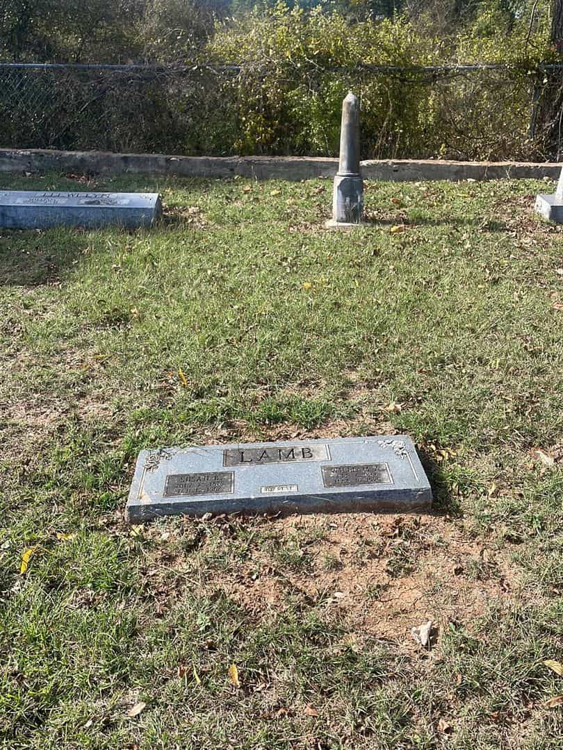 William A. Lamb's grave. Photo 2