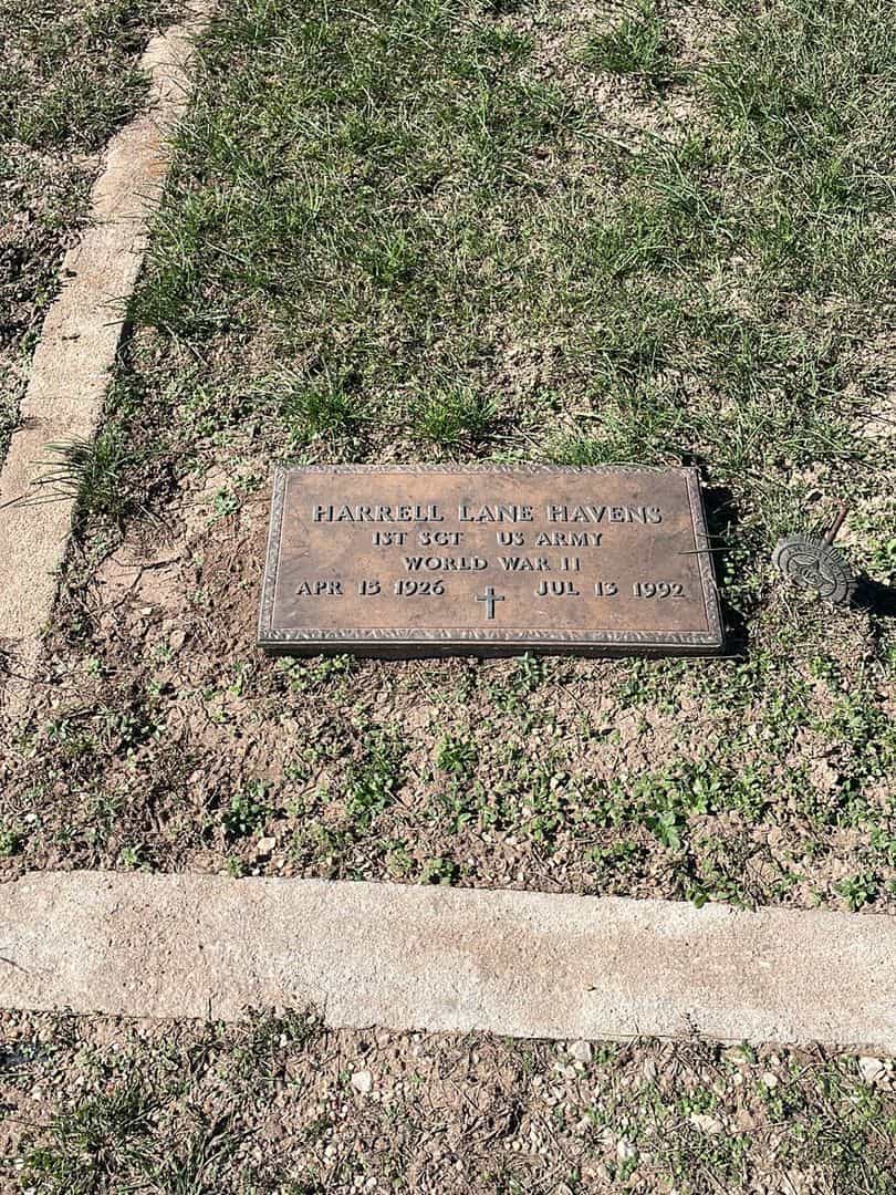 Harrell Lane Havens's grave. Photo 3