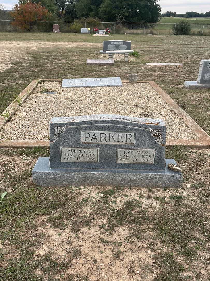 Evy Mae Parker's grave. Photo 2