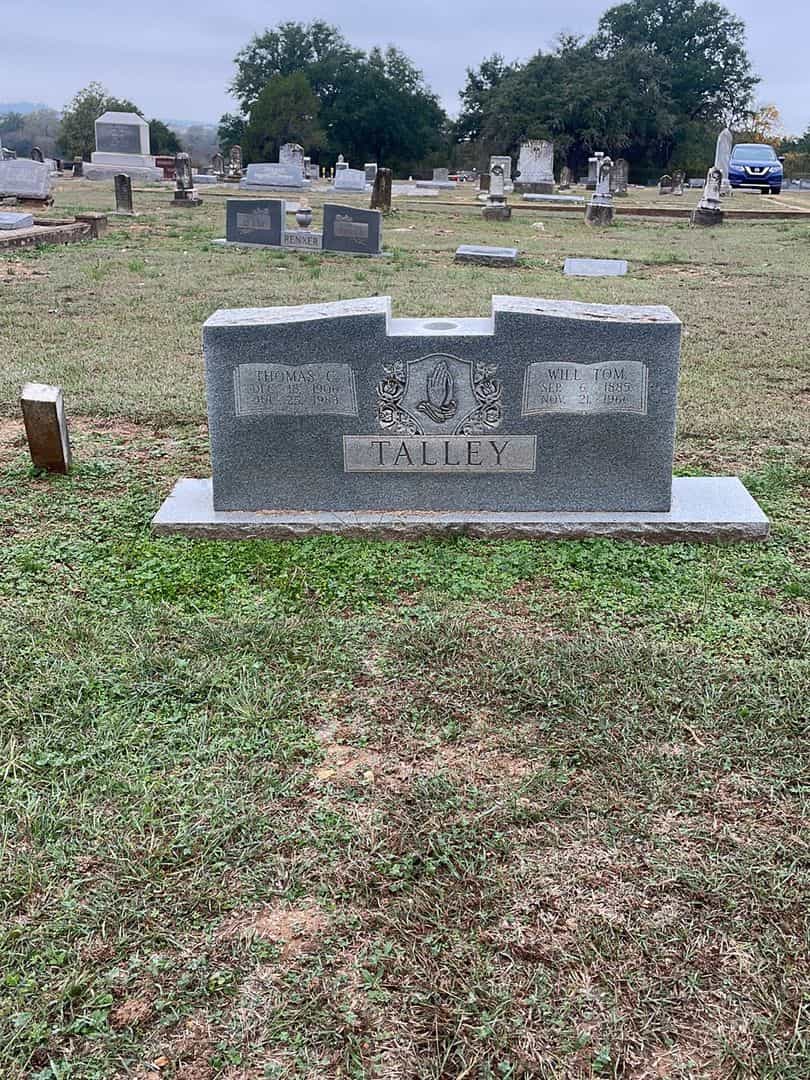 Thomas C. Talley's grave. Photo 2