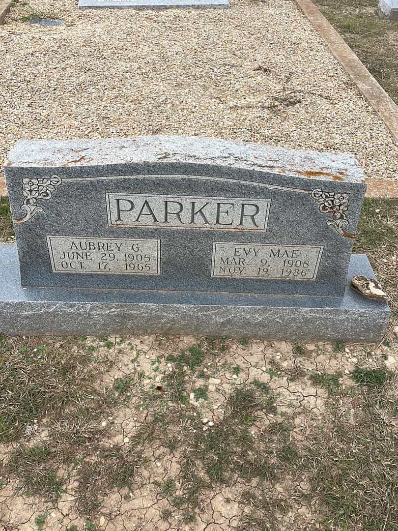 Evy Mae Parker's grave. Photo 1