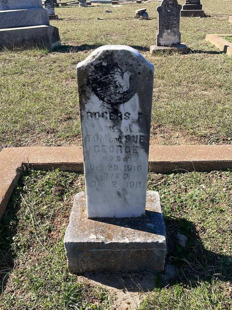 Rogers F. George's grave. Photo 1