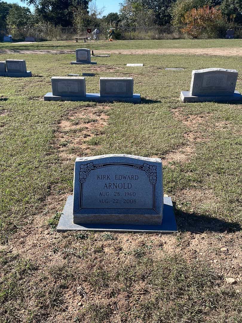 Kirk Edward Arnold's grave. Photo 2