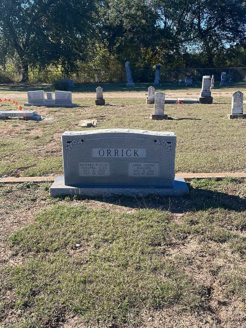 Richard Roscoe Orrick's grave. Photo 2
