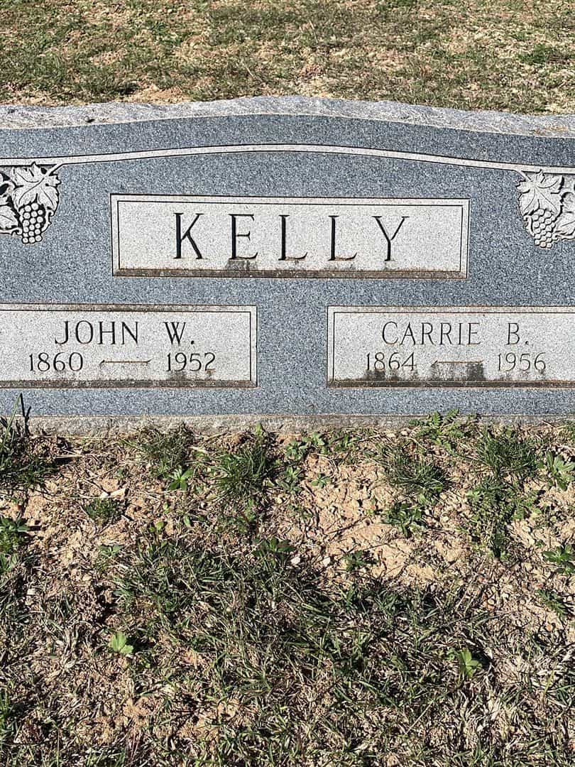 Carrie B. Kelly's grave. Photo 1