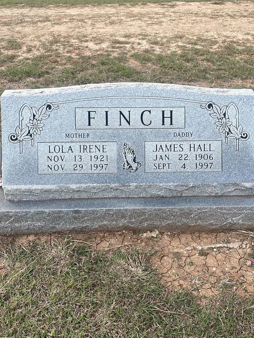 Lola Irene Finch's grave. Photo 1