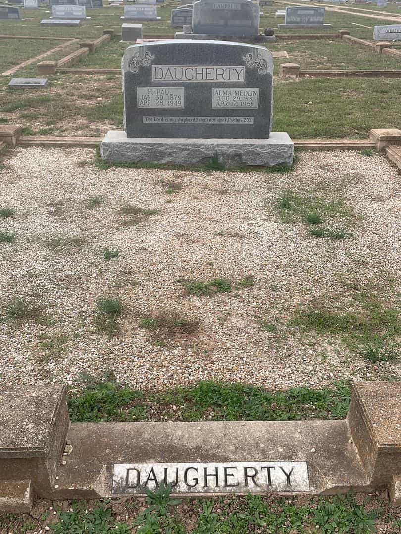 H. Paul Daugherty's grave. Photo 2