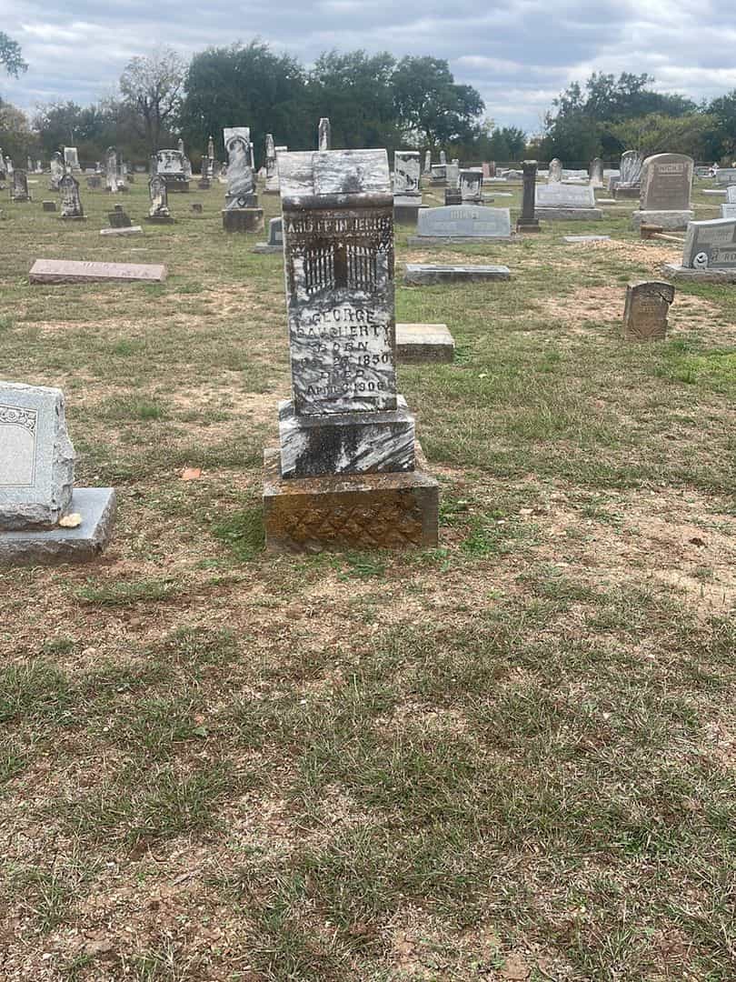 George Daugherty's grave. Photo 2