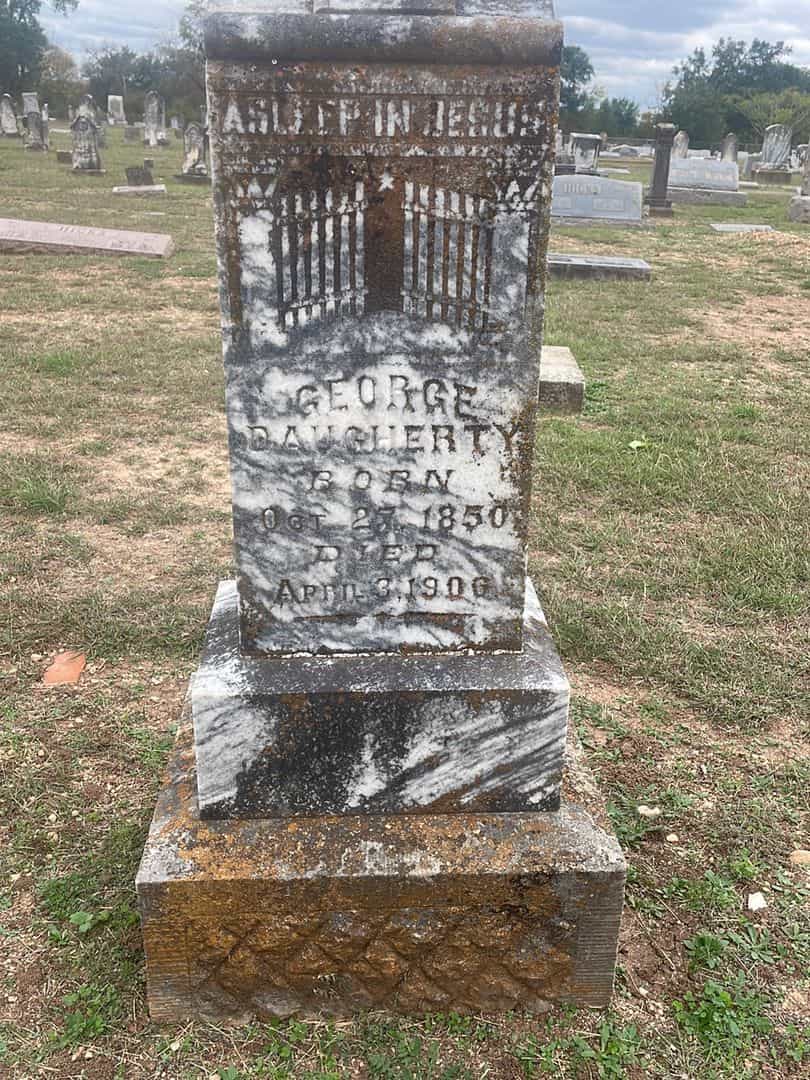 George Daugherty's grave. Photo 1