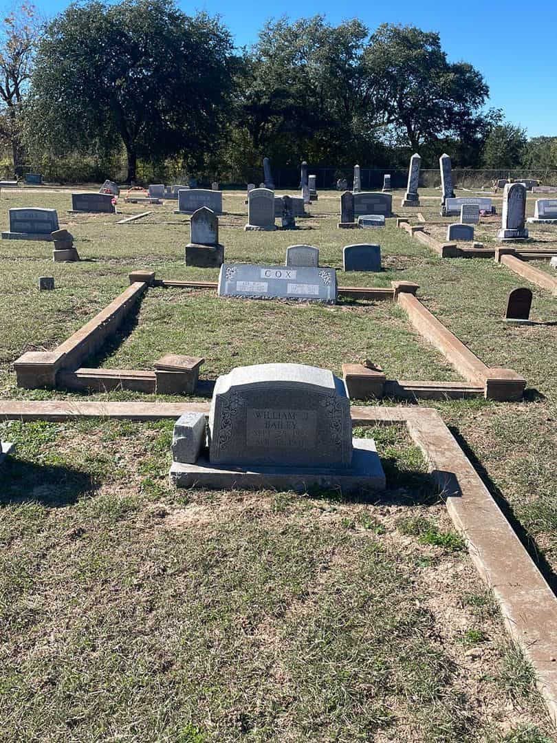 William J. Bailey's grave. Photo 2
